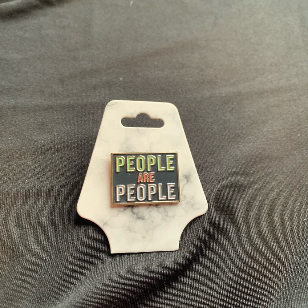 People Are People Enamel Pin